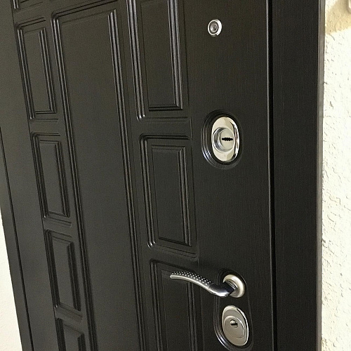 Входная дверь Нью Йорк с зеркалом Бетон светлый